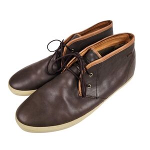 Camper Motel Brown Leather Mid Lace Up Chukka Boots Mens Size 44 Size 10.5
